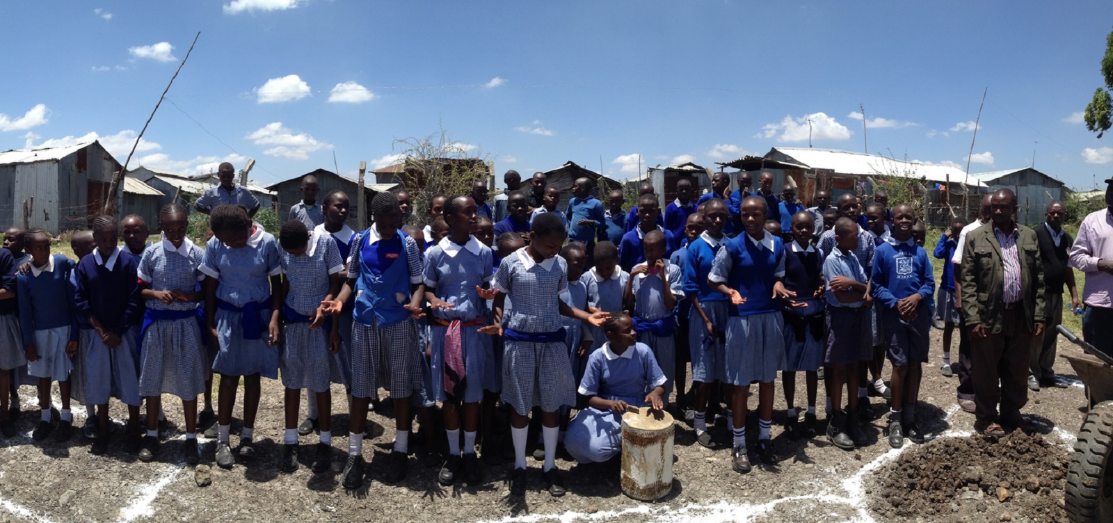 Kenyan Students Ground Breaking Ceremony USAID