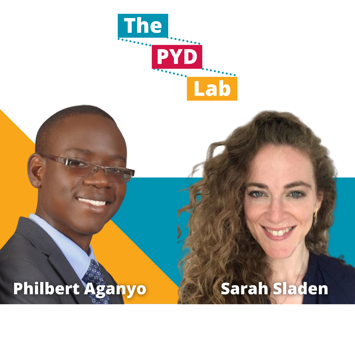 a graphic with the pydlab image and images of the podcast guests