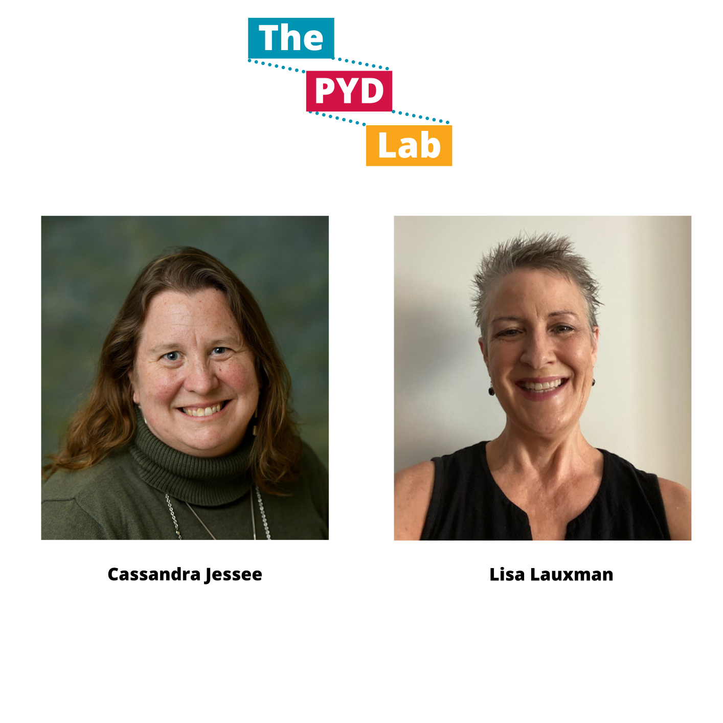 PYD lab episode 5 cover with headshots of cassandra and lisa