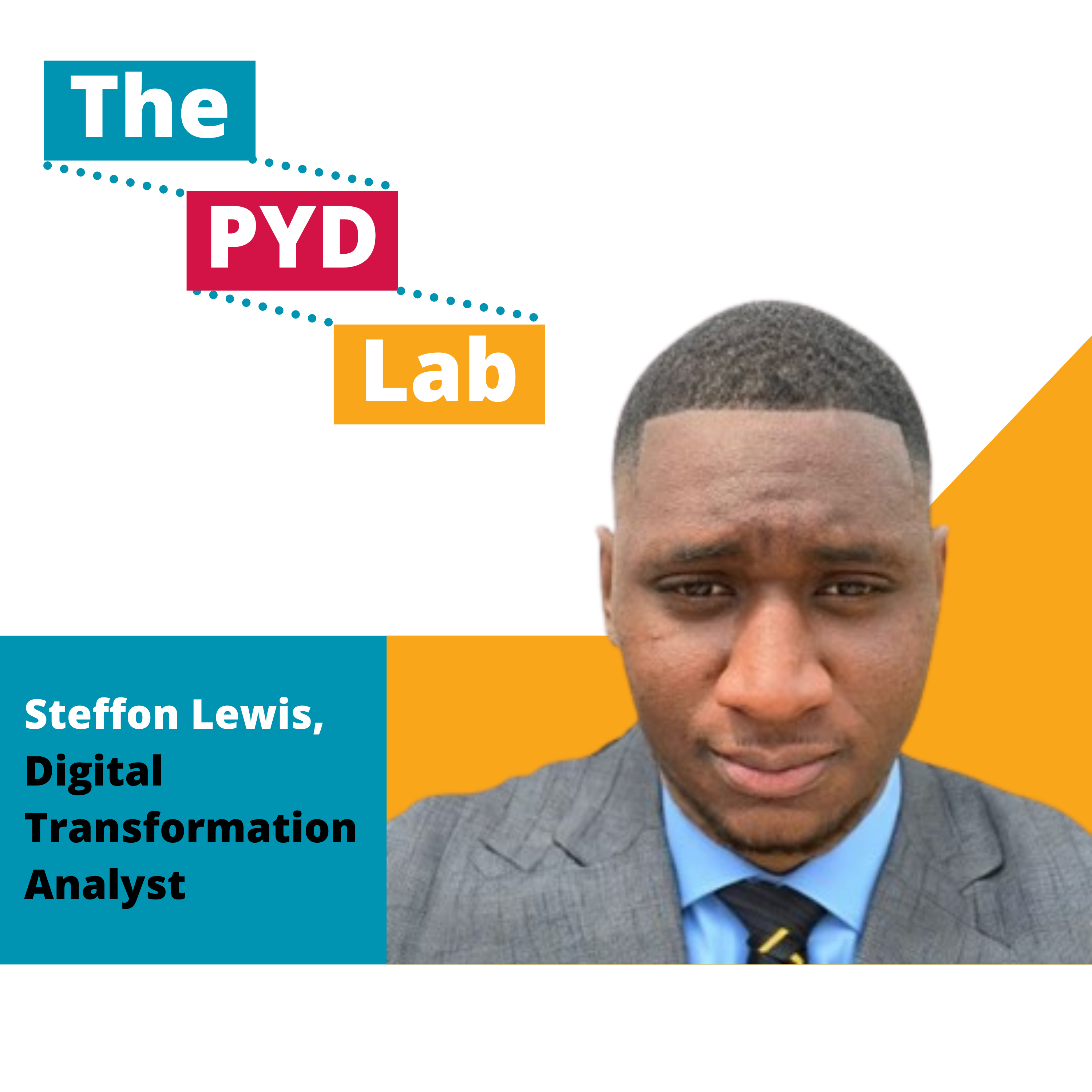 an image of steffon with the pyd lab logo